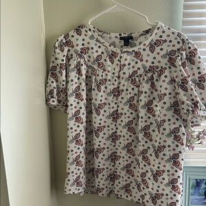 Ann Taylor Floral Print Women's Top